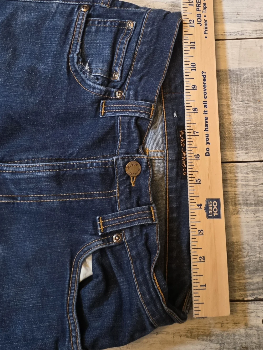 Nudie Jeans Co Men's Slim Straight Dark Indigo Jeans 30x34